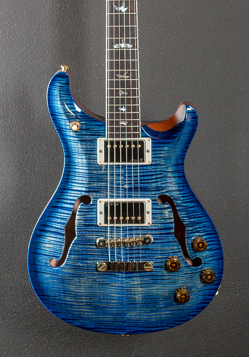 McCarty 594 Hollowbody II 10 Top - Faded Blue Jean Burst - Image 2