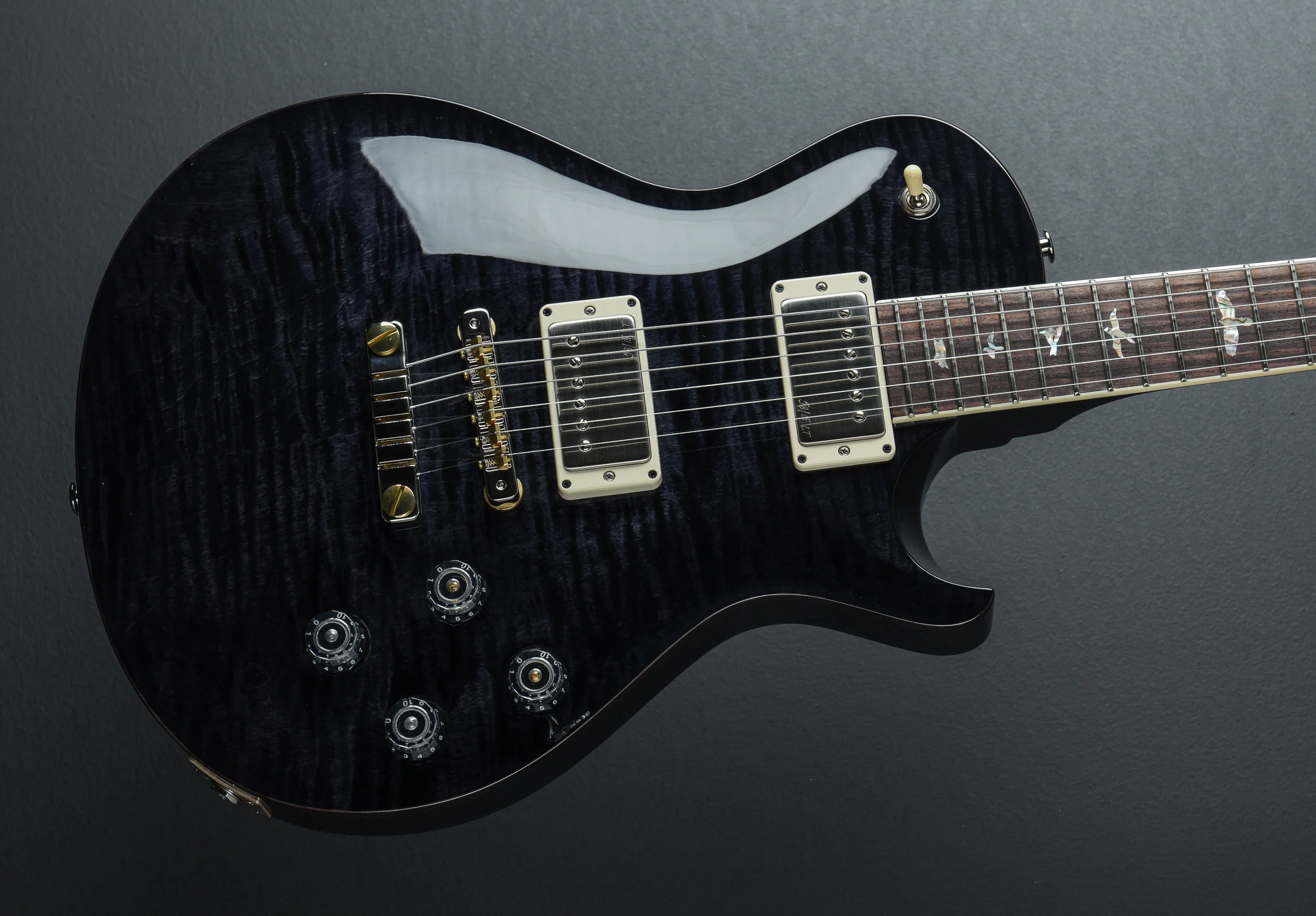 McCarty 594 Singlecut - Gray Black w/ Stained Binding