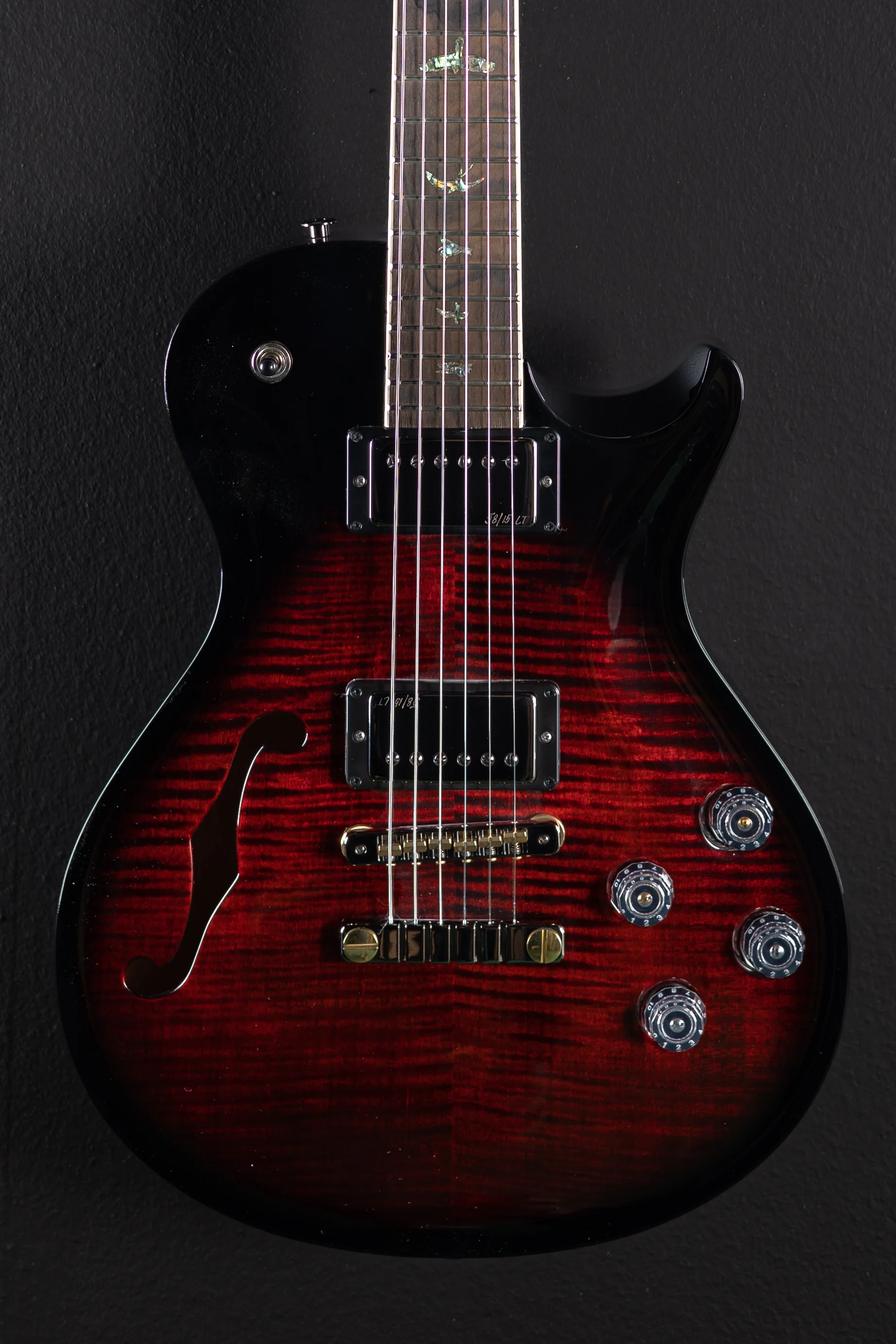 McCarty Singlecut 594 Semi-Hollow Limited Edition- Vampire Mist - Image 3