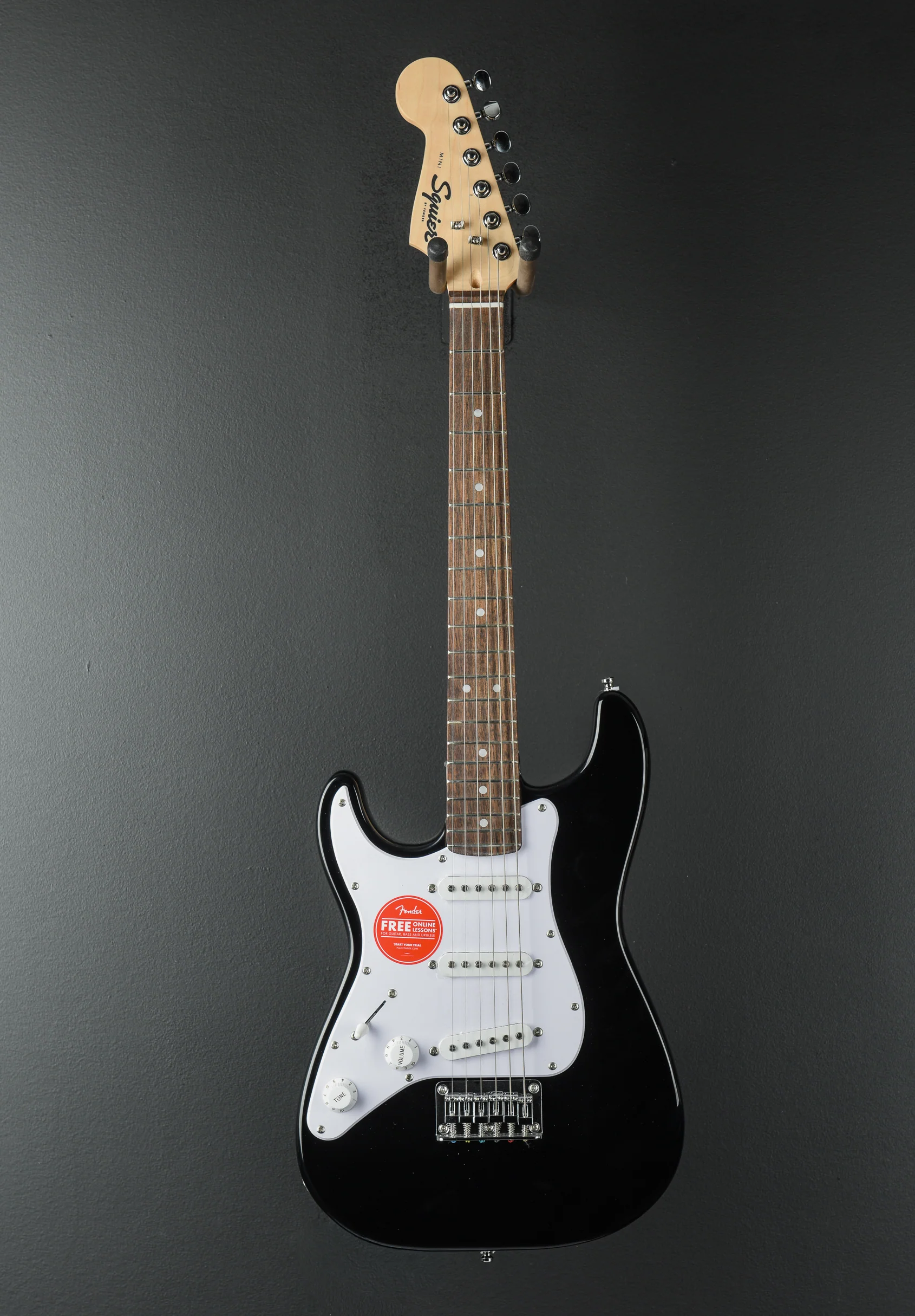 Mini Strat Left Handed - Black - Image 3