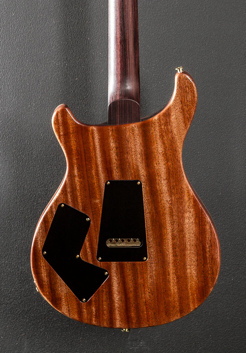 Modern Eagle V Wood Library Limited - Fire Red to Gray Black Fade w/Brazilian - Image 4