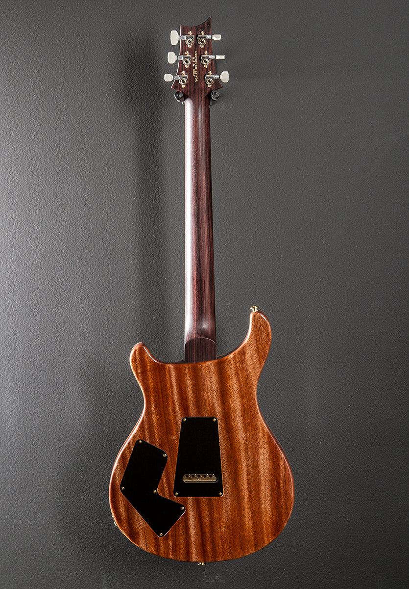 Modern Eagle V Wood Library Limited - Fire Red to Gray Black Fade w/Brazilian - Image 5