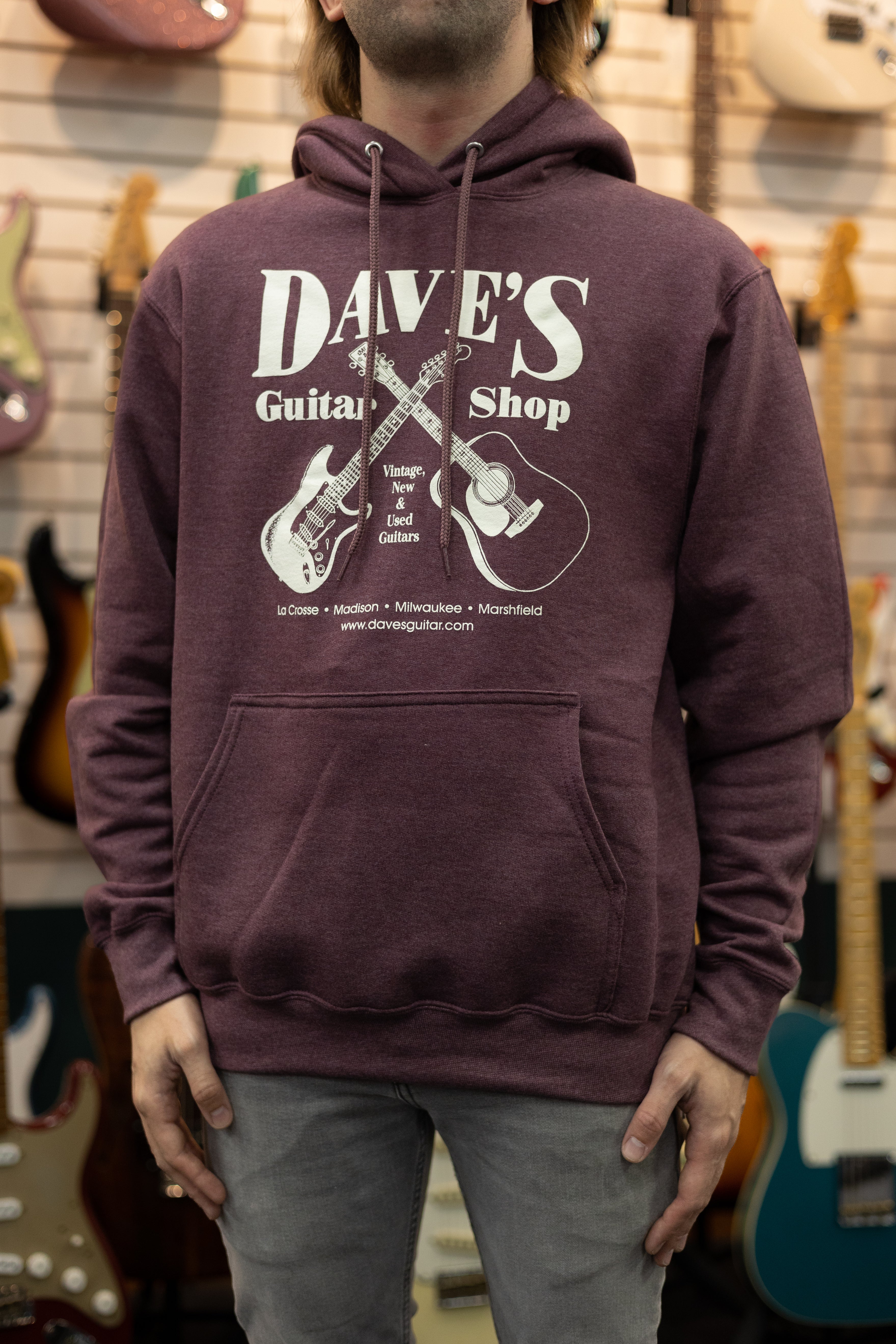 Original Hoodie - Maroon - Image 2