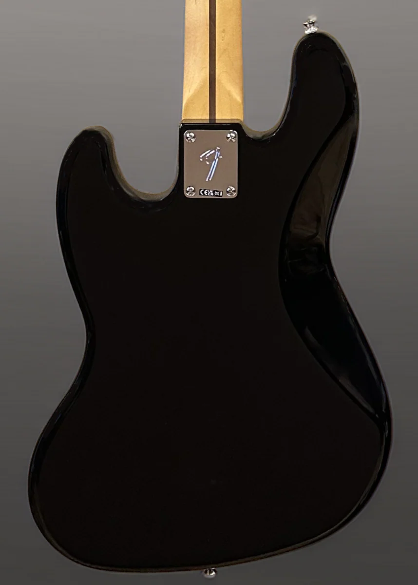 Player II Jazz Bass - Black w/Maple - Image 4