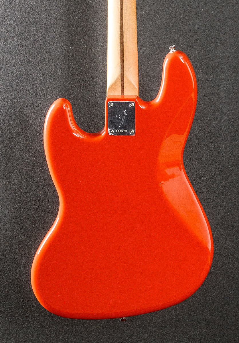 Player II Jazz Bass - Coral Red w/Maple - Image 4