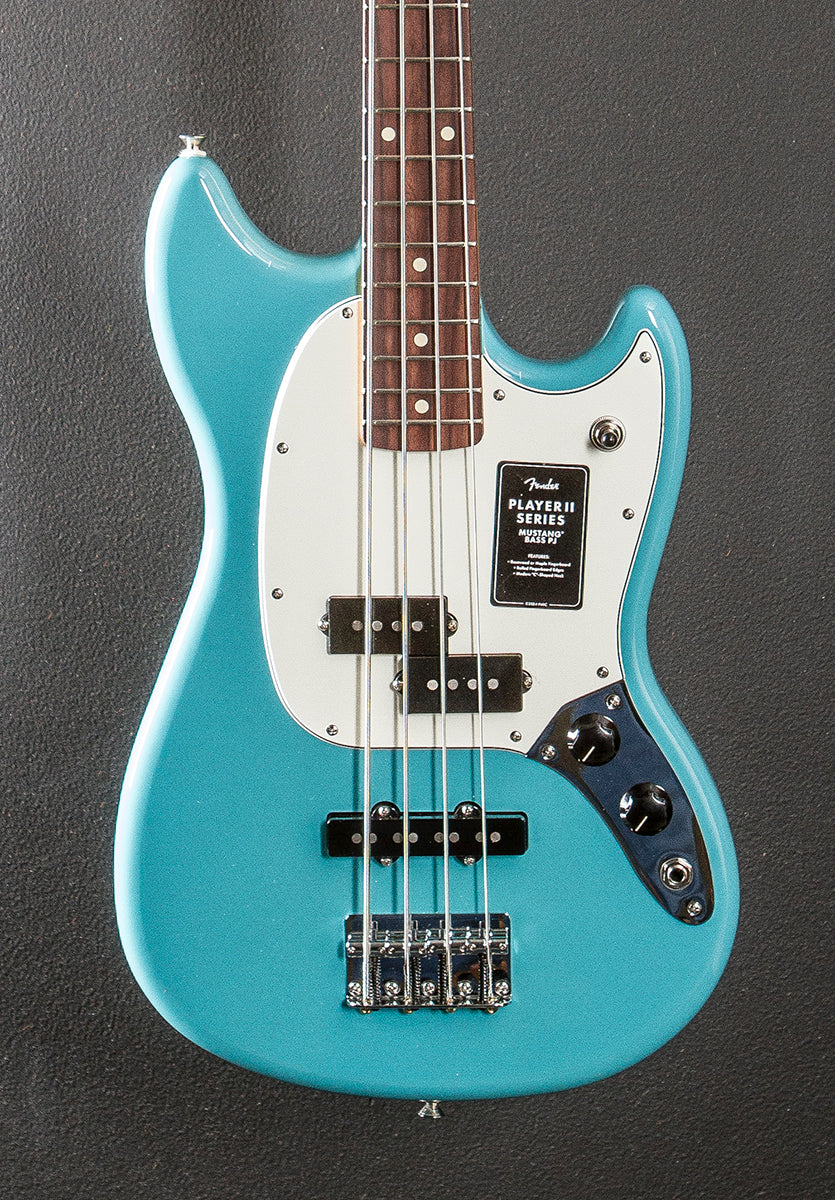 Player II Mustang Bass PJ - Aquatone Blue w/Rosewood - Image 2