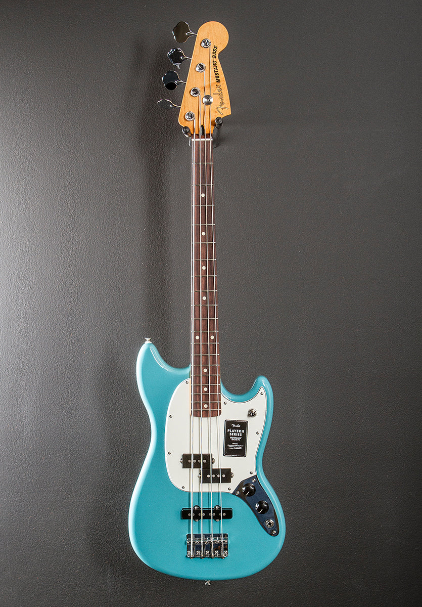 Player II Mustang Bass PJ - Aquatone Blue w/Rosewood - Image 3