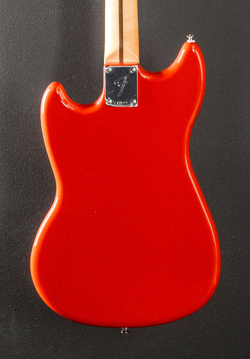 Player II Mustang Bass PJ - Coral Red w/Rosewood - Image 4