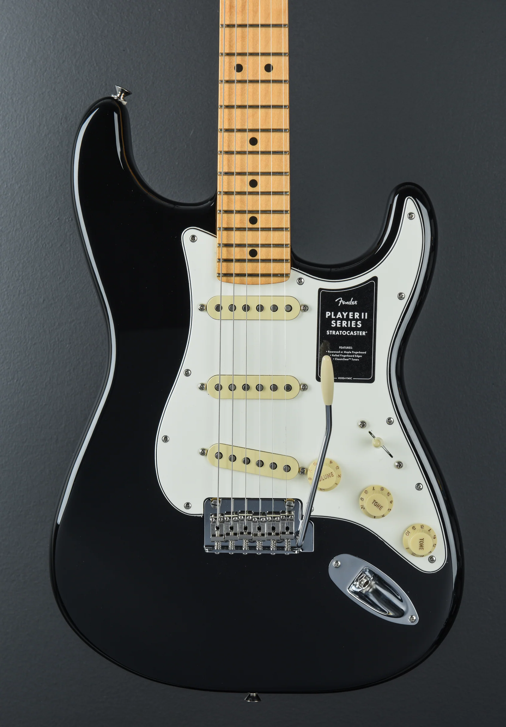 Player II Stratocaster - Black w/Maple - Image 2