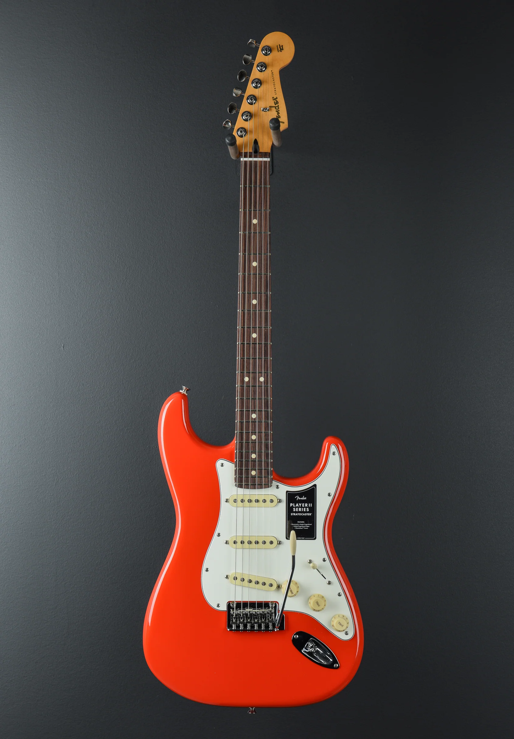 Player II Stratocaster - Coral Red w/Rosewood - Image 3