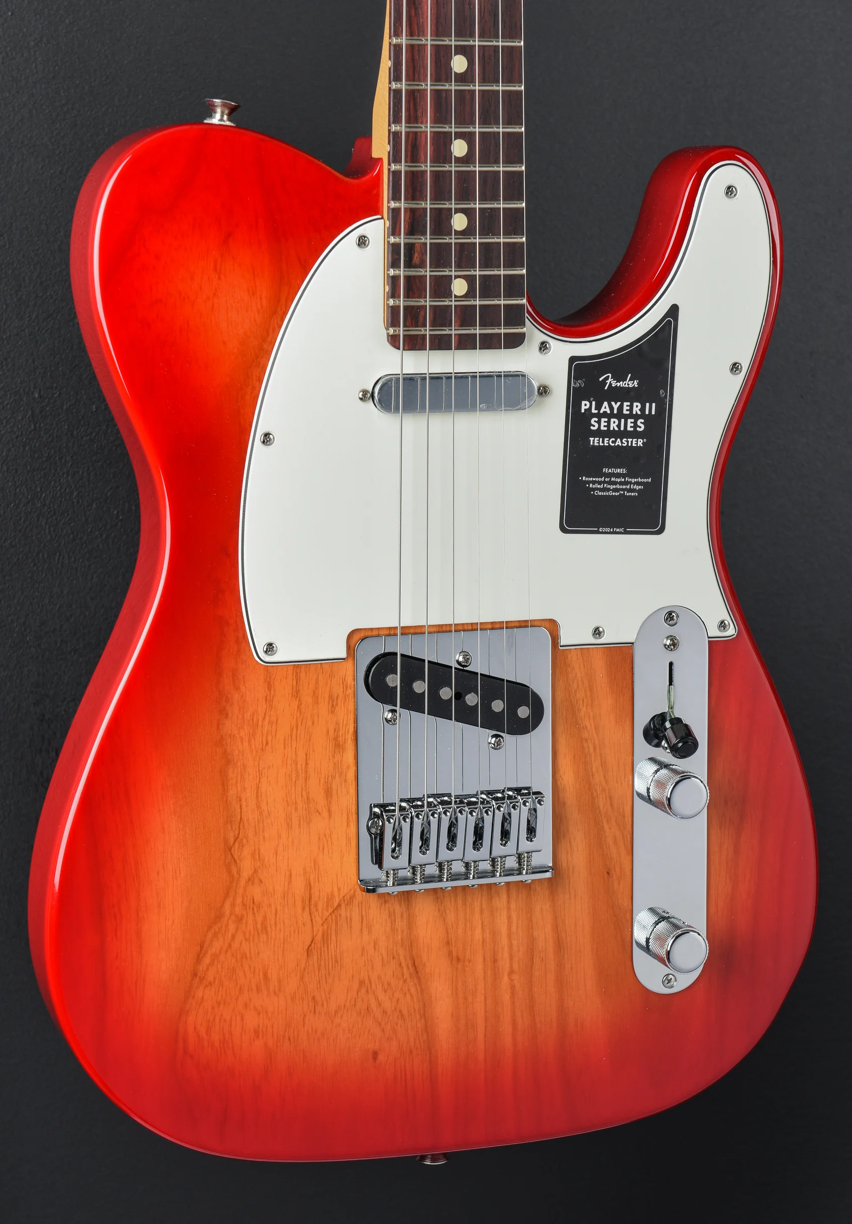 Player II Telecaster - Aged Cherry Burst w/Rosewood - Image 3