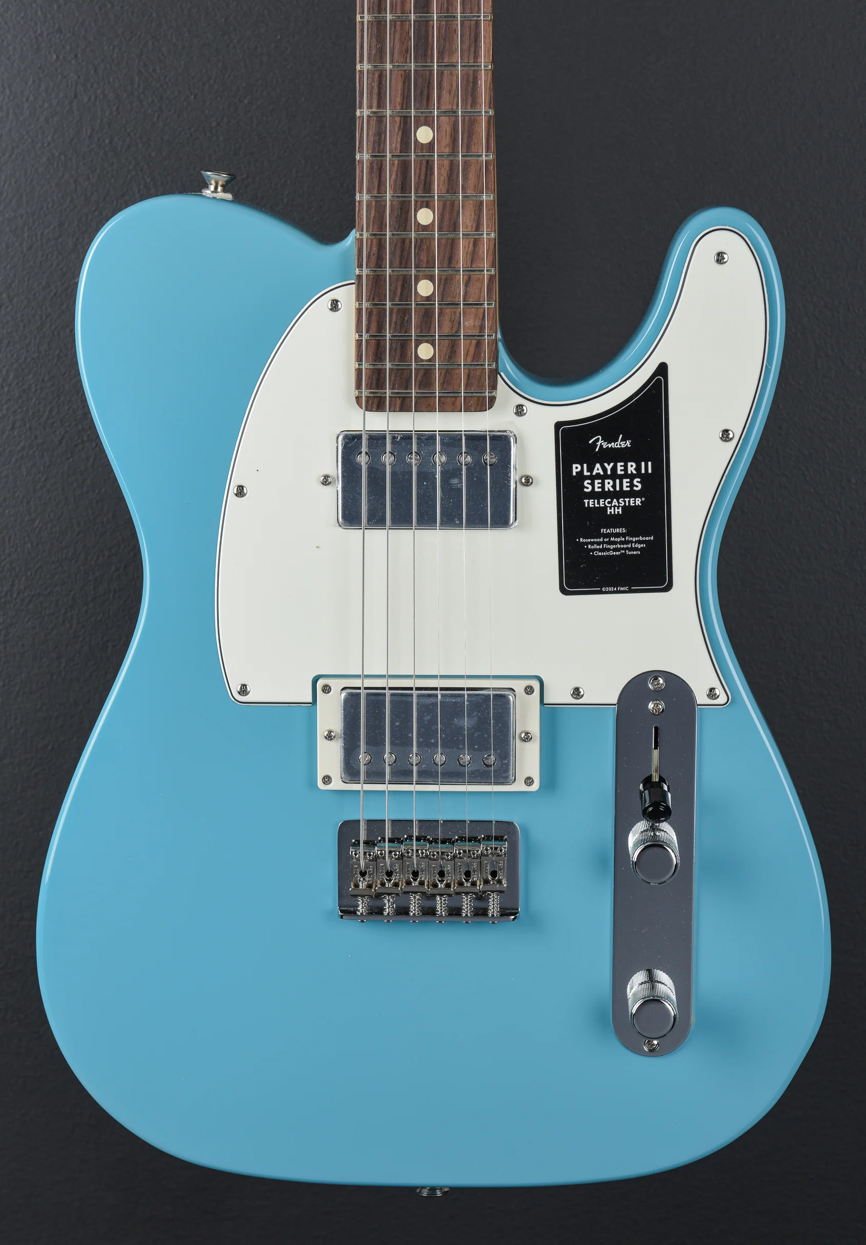 Player II Telecaster HH - Aquatone Blue w/Rosewood - Image 2