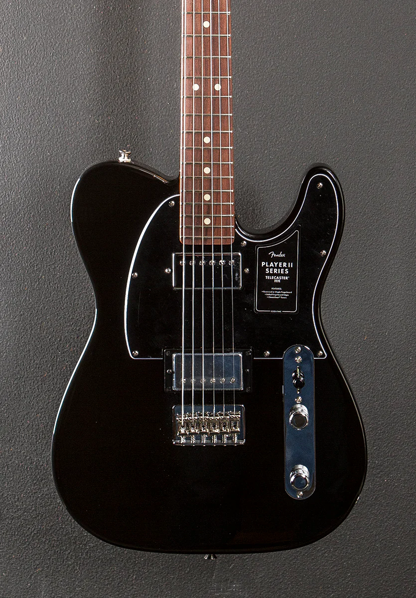 Player II Telecaster HH - Black w/Rosewood - Image 2
