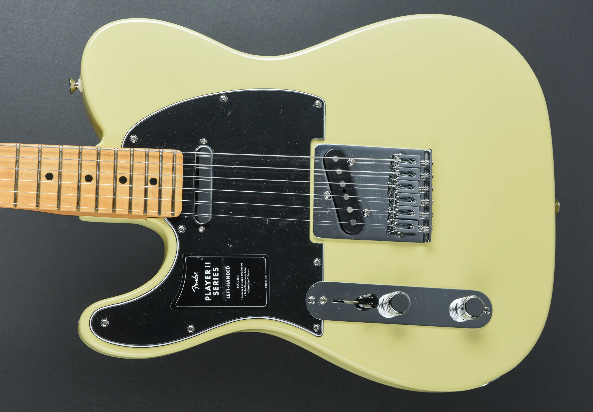 Player II Telecaster - Hialeah Yellow w/Maple Left Hand