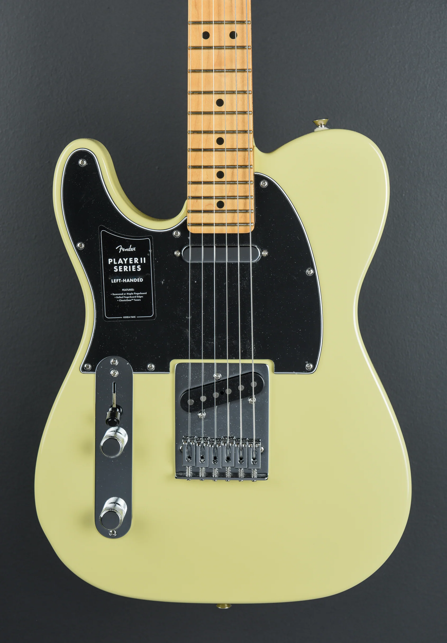 Player II Telecaster - Hialeah Yellow w/Maple Left Hand - Image 2