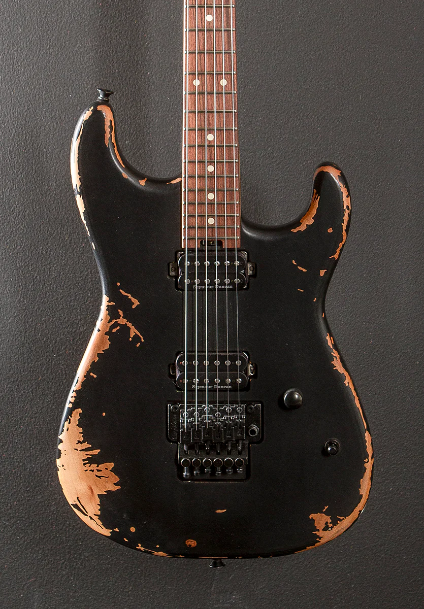 Pro-Mod Relic San Dimas Style 1 HH FR PF - Weathered Black - Image 2