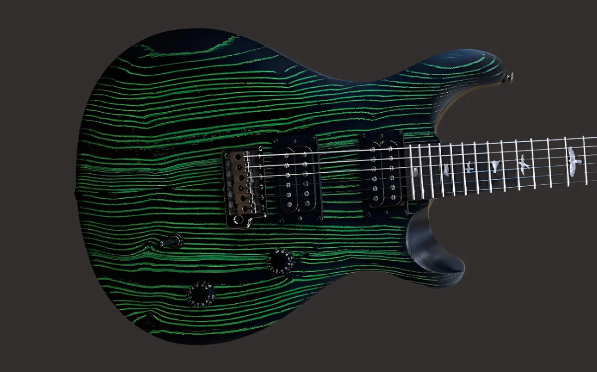 SE Swamp Ash CE-24 Sandblasted Limited Edition - Sandblasted Green