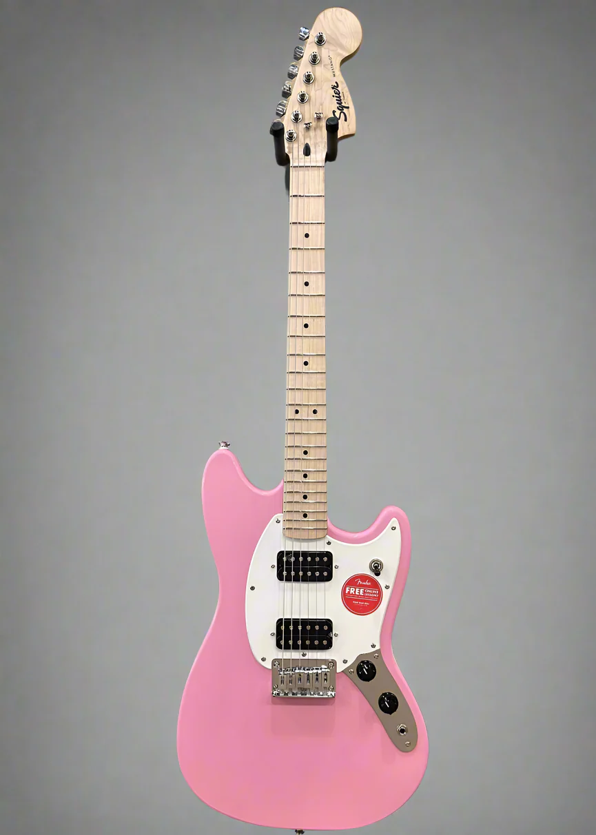 Sonic Mustang HH - Flash Pink w/Maple - Image 3