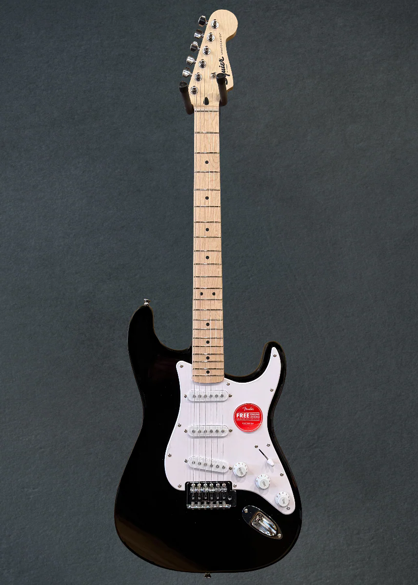 Sonic Stratocaster - Black w/Maple - Image 2