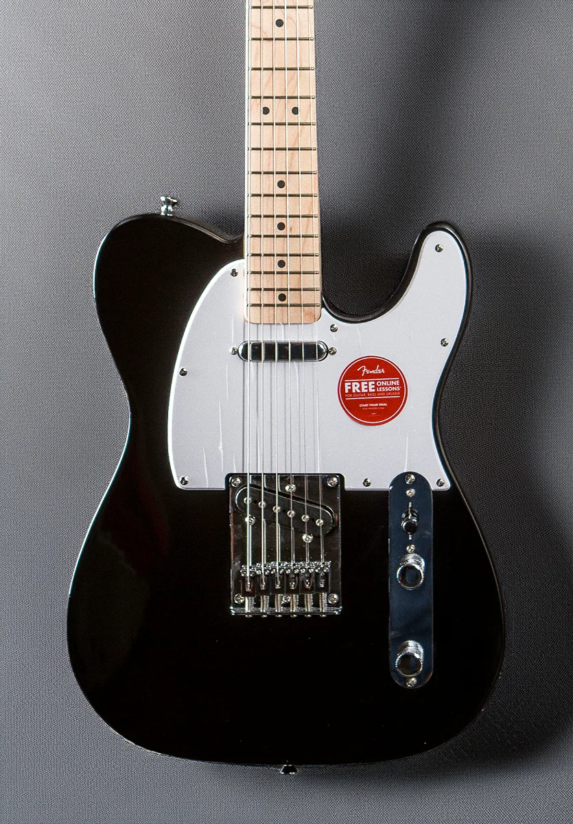 Sonic Telecaster - Black w/Maple - Image 2