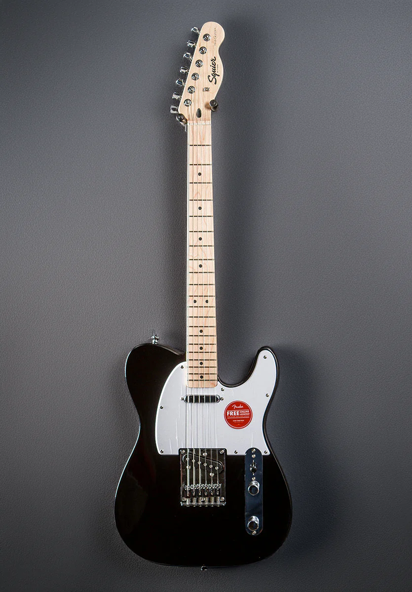 Sonic Telecaster - Black w/Maple - Image 3