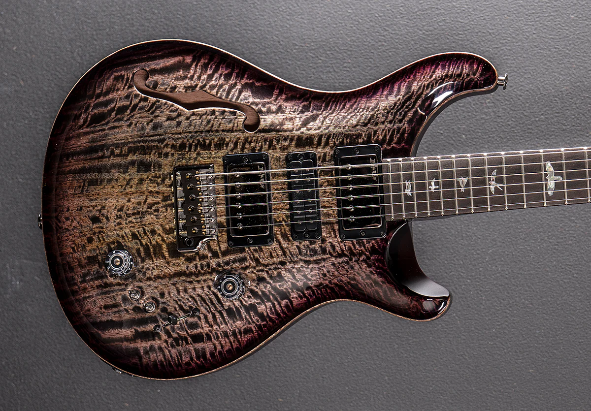 Special Semi-Hollow Mango Top Limited Edition - Charcoal Purple Burst