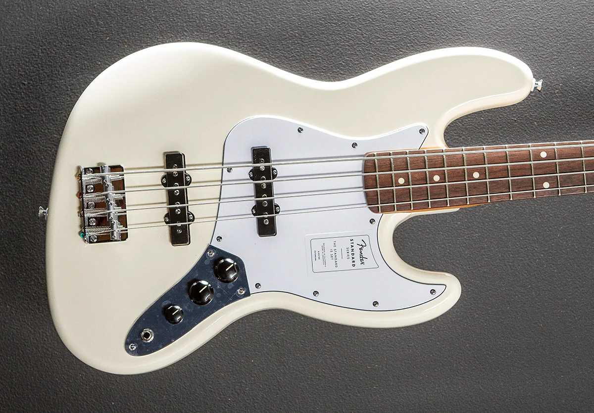 Standard Jazz Bass - Olympic White w/Indian Laurel