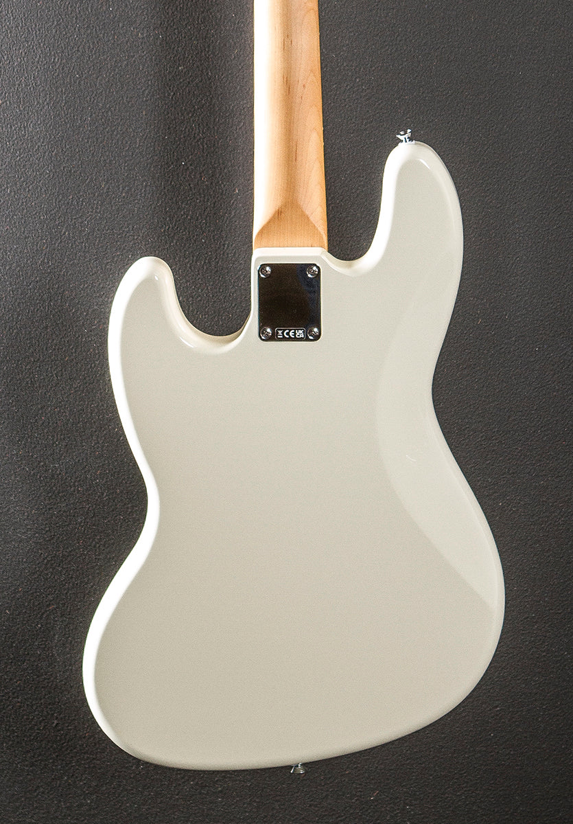 Standard Jazz Bass - Olympic White w/Indian Laurel - Image 4