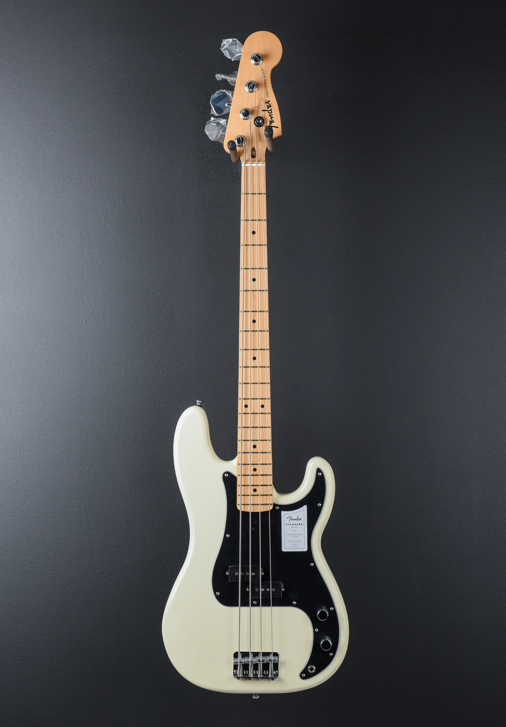 Standard Precision Bass - Olympic White w/Maple - Image 3