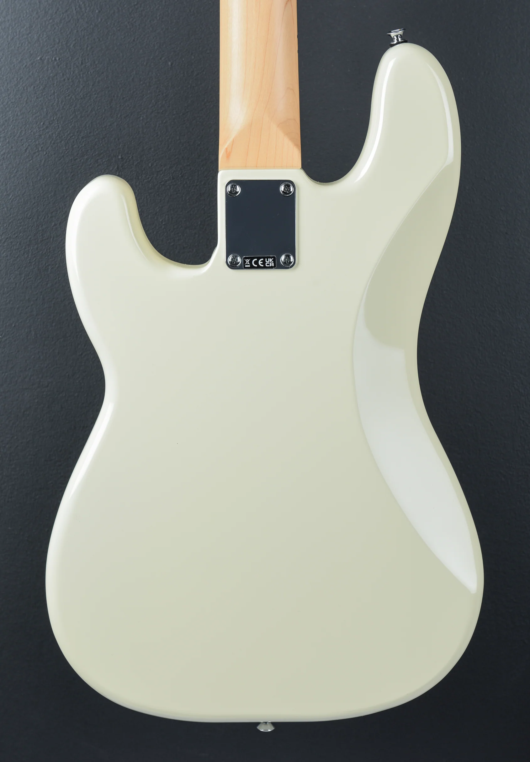 Standard Precision Bass - Olympic White w/Maple - Image 4