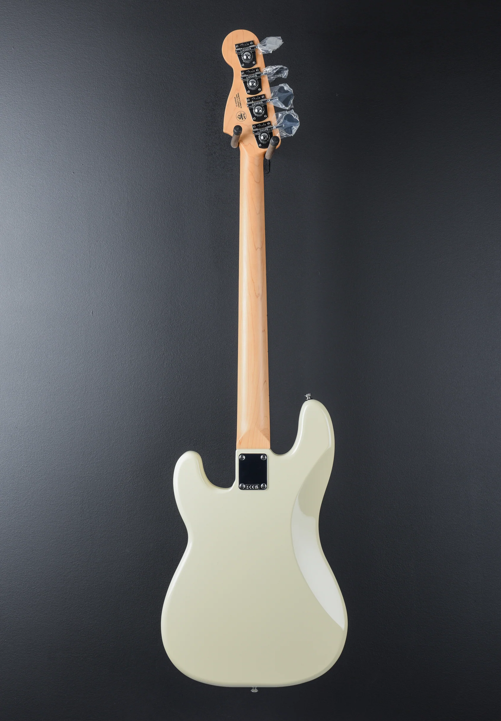 Standard Precision Bass - Olympic White w/Maple - Image 5