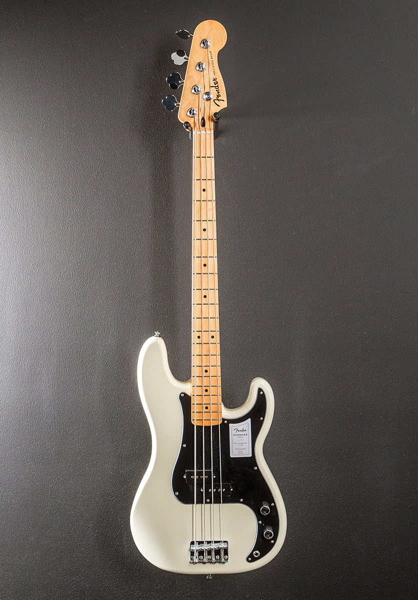 Standard Precision Bass - Olympic White w/Maple - Image 3