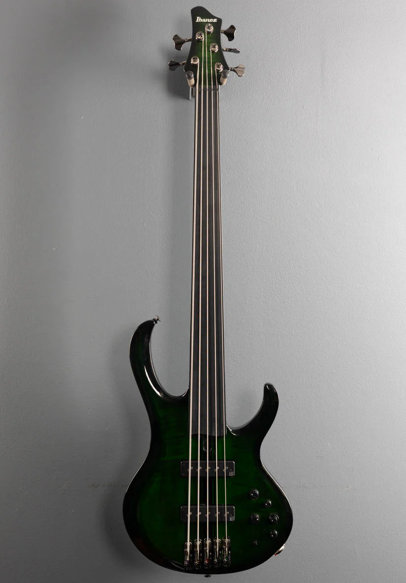 Steve Di Giorgio SDGB1 Fretless Bass - Dark Moss Burst - Image 3