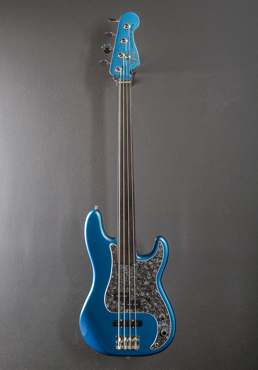 Tony Franklin Fretless Precision Bass - Lake Placid Blue - Image 3