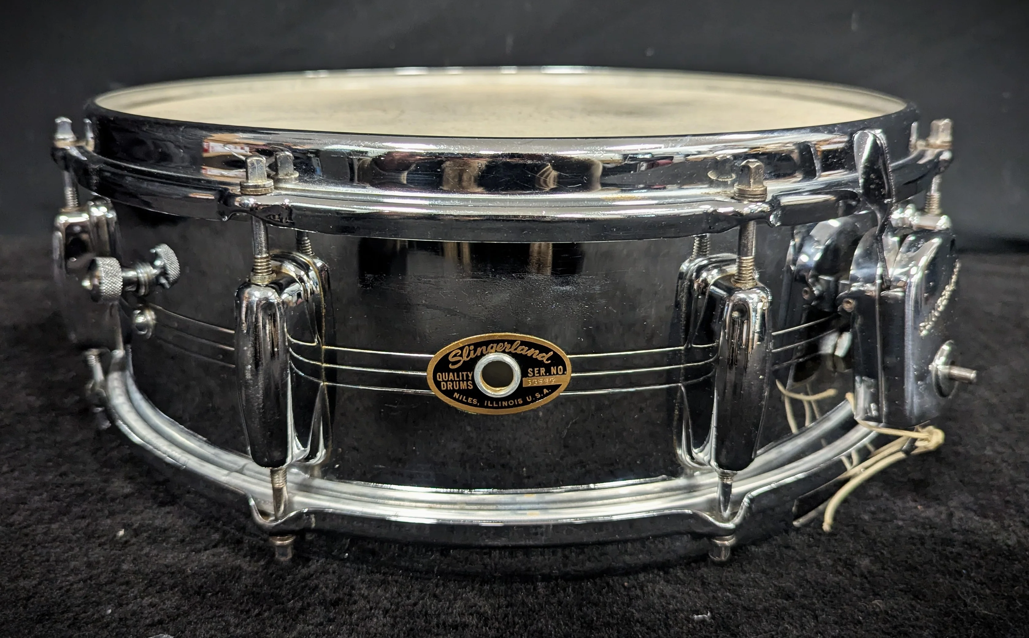Vintage 1970s No. 130 Gene Krupa Sound King Snare - Image 3