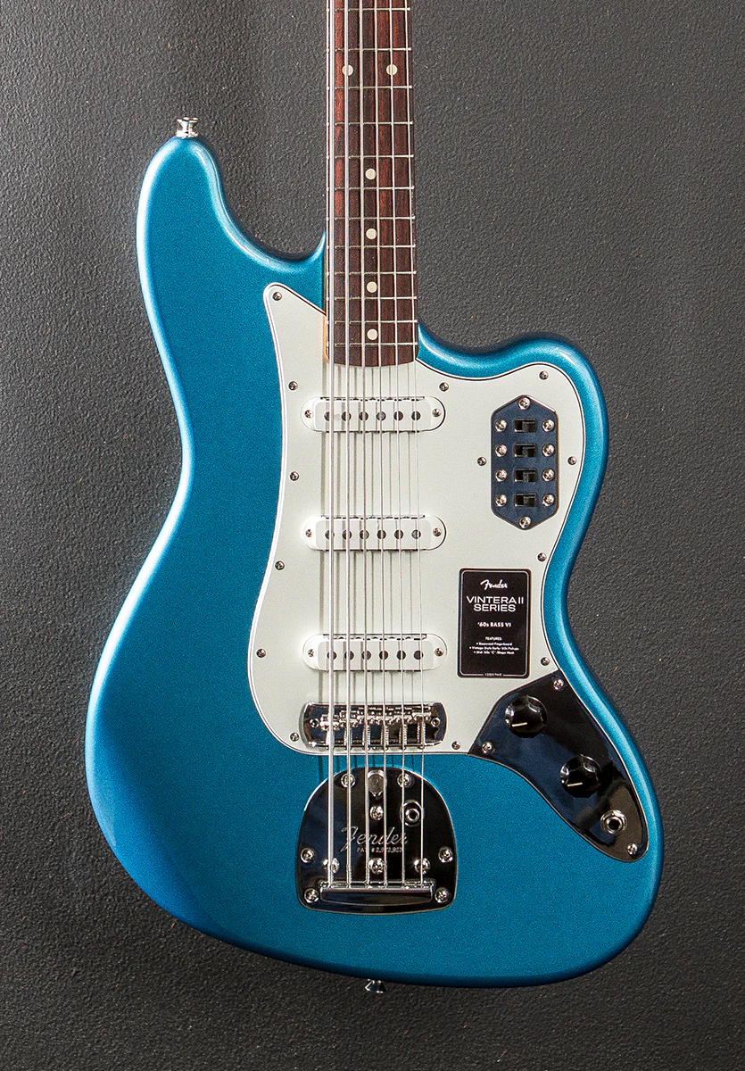Vintera II 60's Bass VI - Lake Placid Blue - Image 2