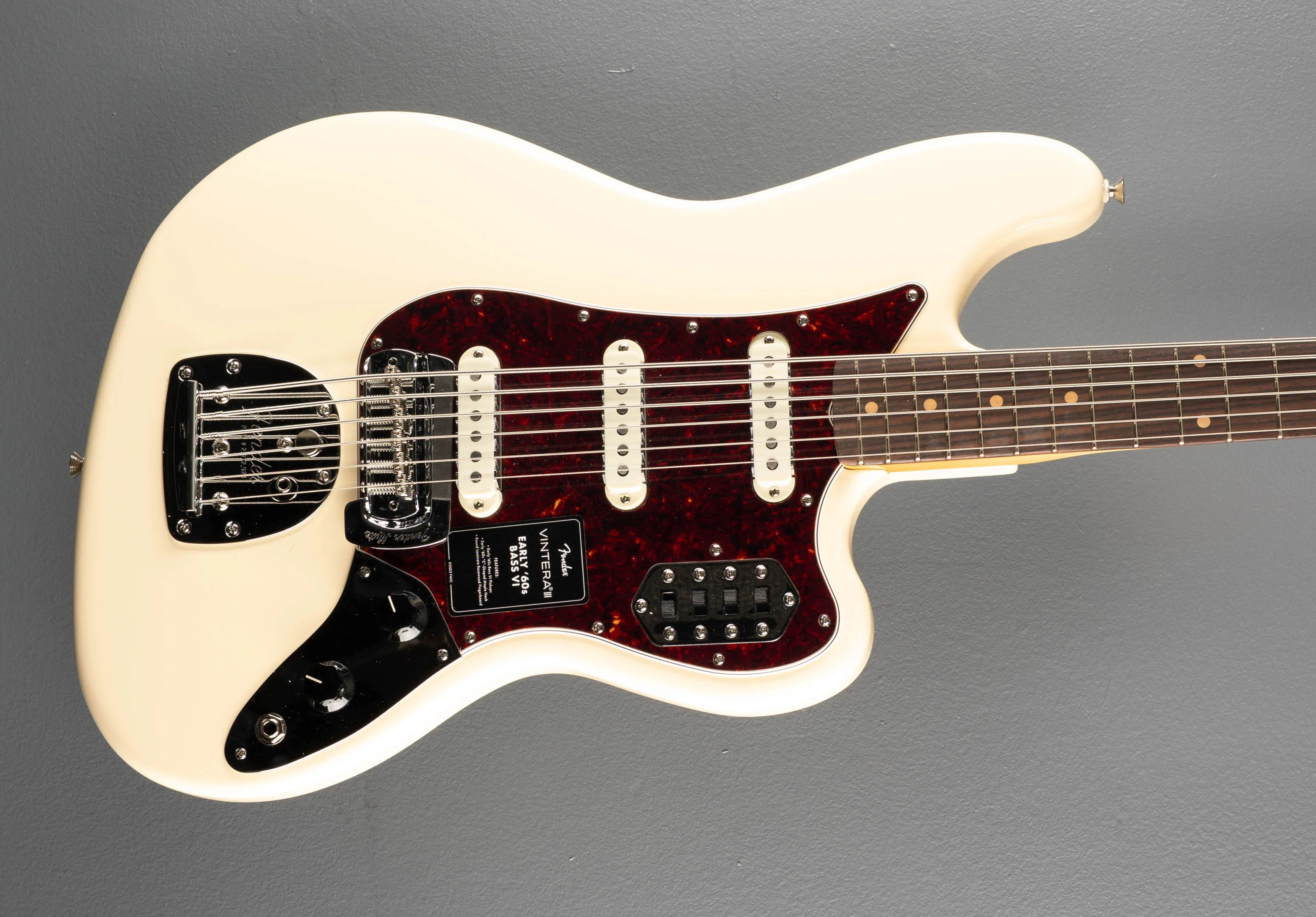 Vintera III Early '60s Bass VI - Olympic White
