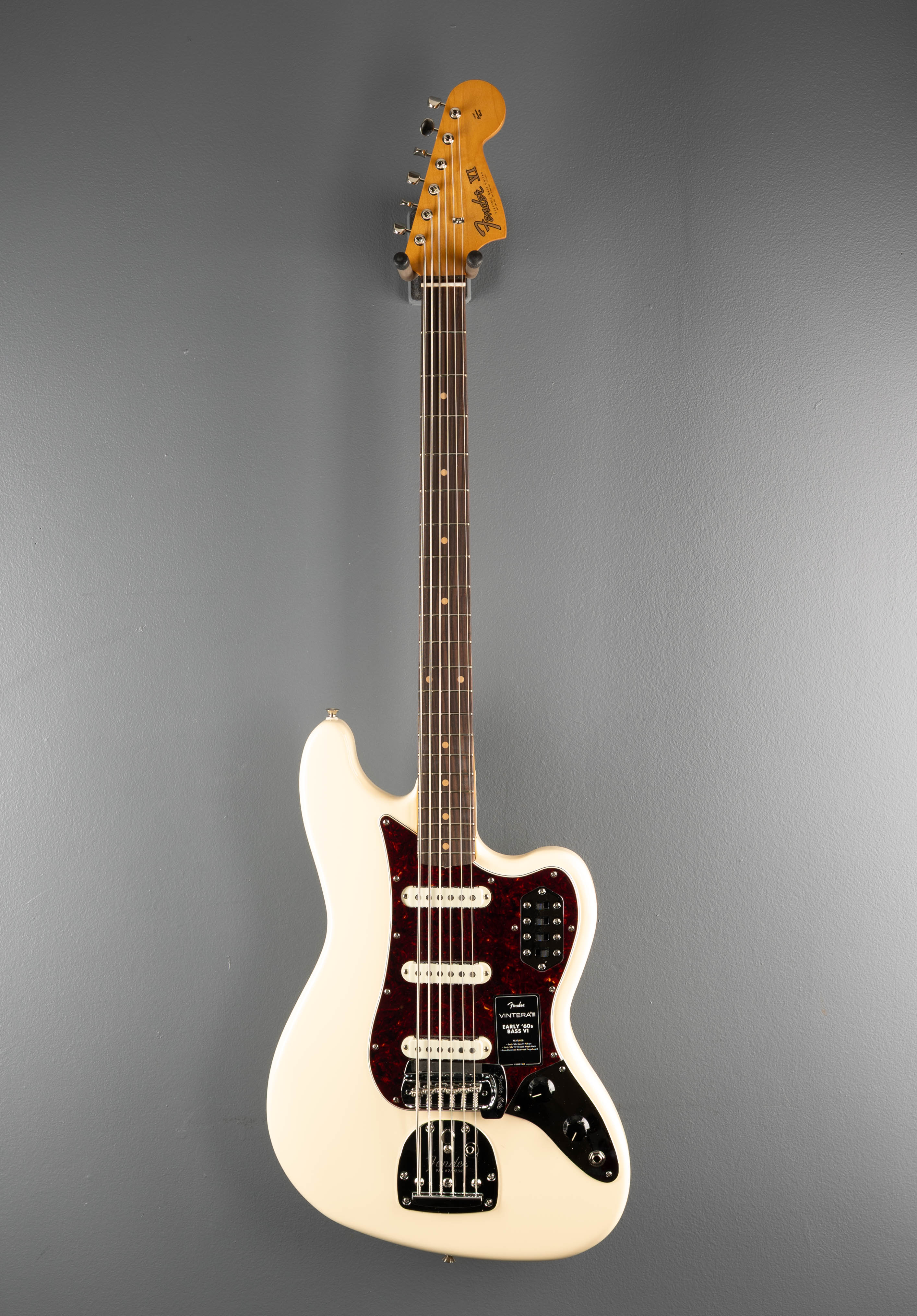 Vintera III Early '60s Bass VI - Olympic White - Image 3