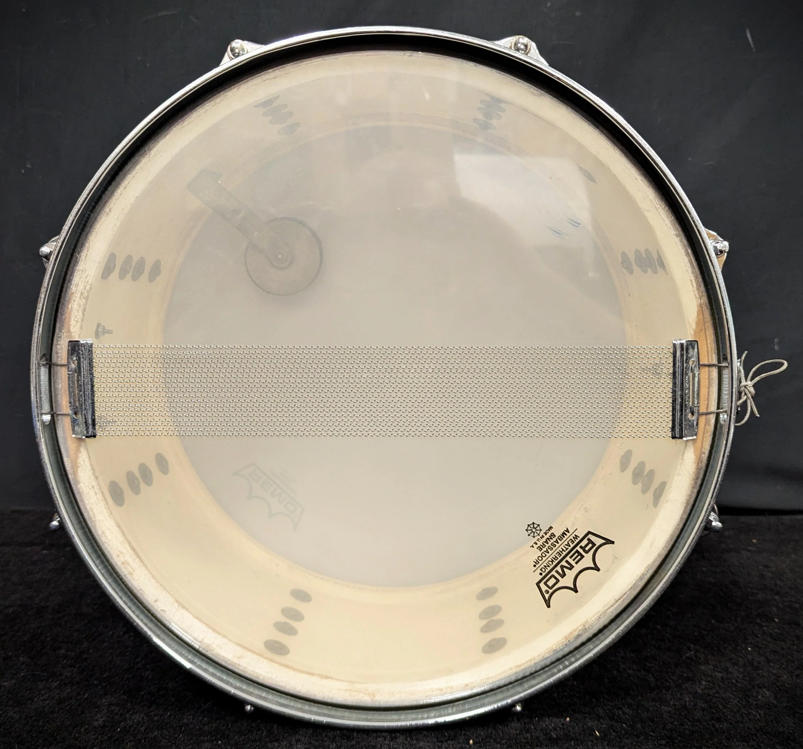 White Marine Pearl Player's Snare Vintage 1960s - Image 10